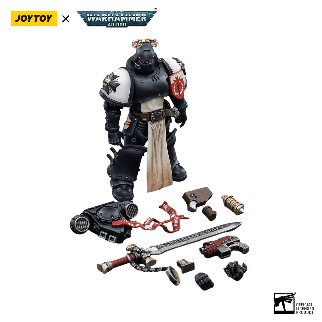 Joy Toy Warhammer 40,000 Black Templars The Emperors Champion Rolantus 1:18 Scale Action Figure
