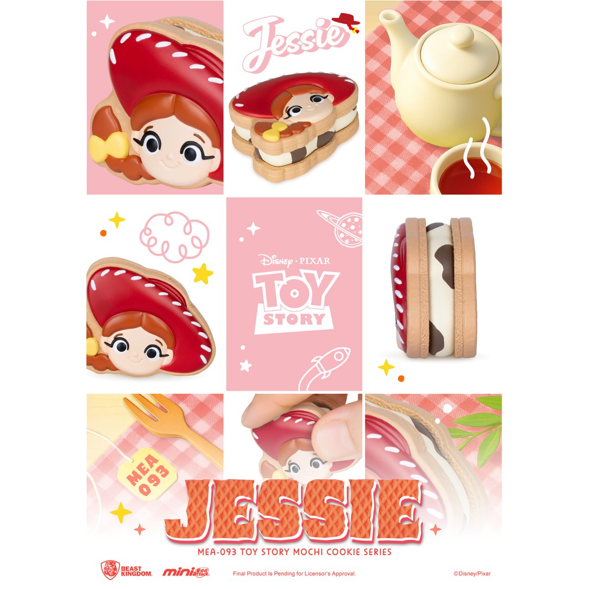 Toy Story Mochi Cookie Series MEA-093 Blind Box Mini-Figure Case of 6