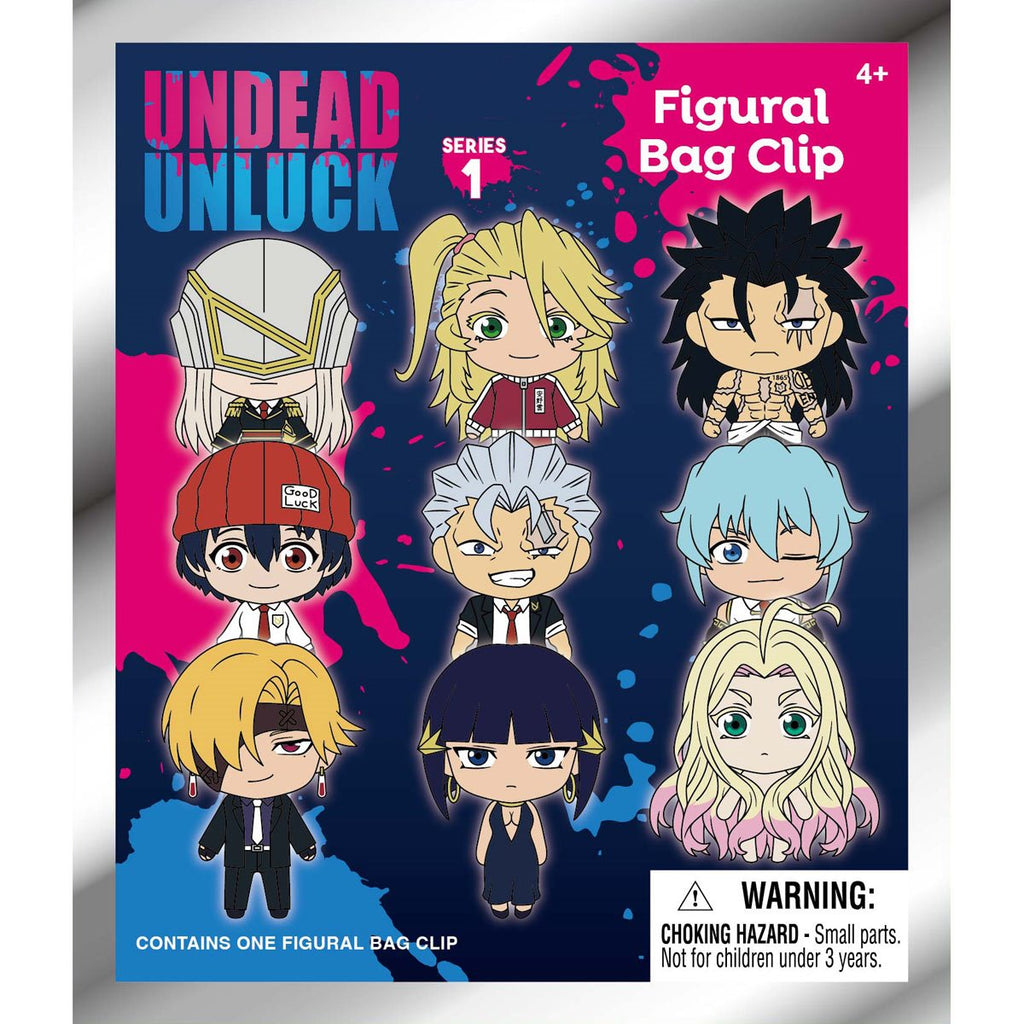 Undead Unluck 3D Foam Bag Clip Random 6-Pack