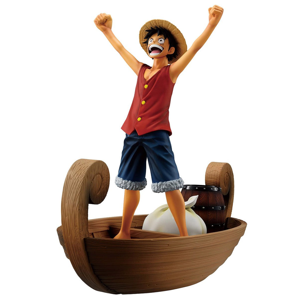 One Piece Monkey D. Luffy I'm Going To Become The King Of The Pirates! Ichibansho Revible Moment Statue