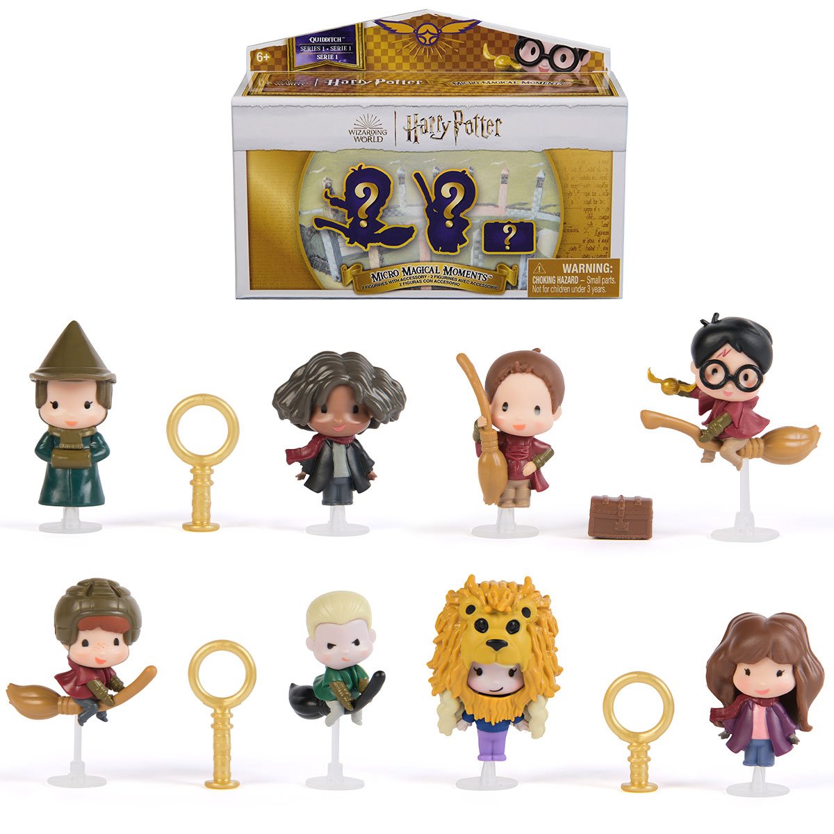 Harry Potter Quidditch Micro Magical Moments Blind Box Mini-Figure 2-Pack Case of 12