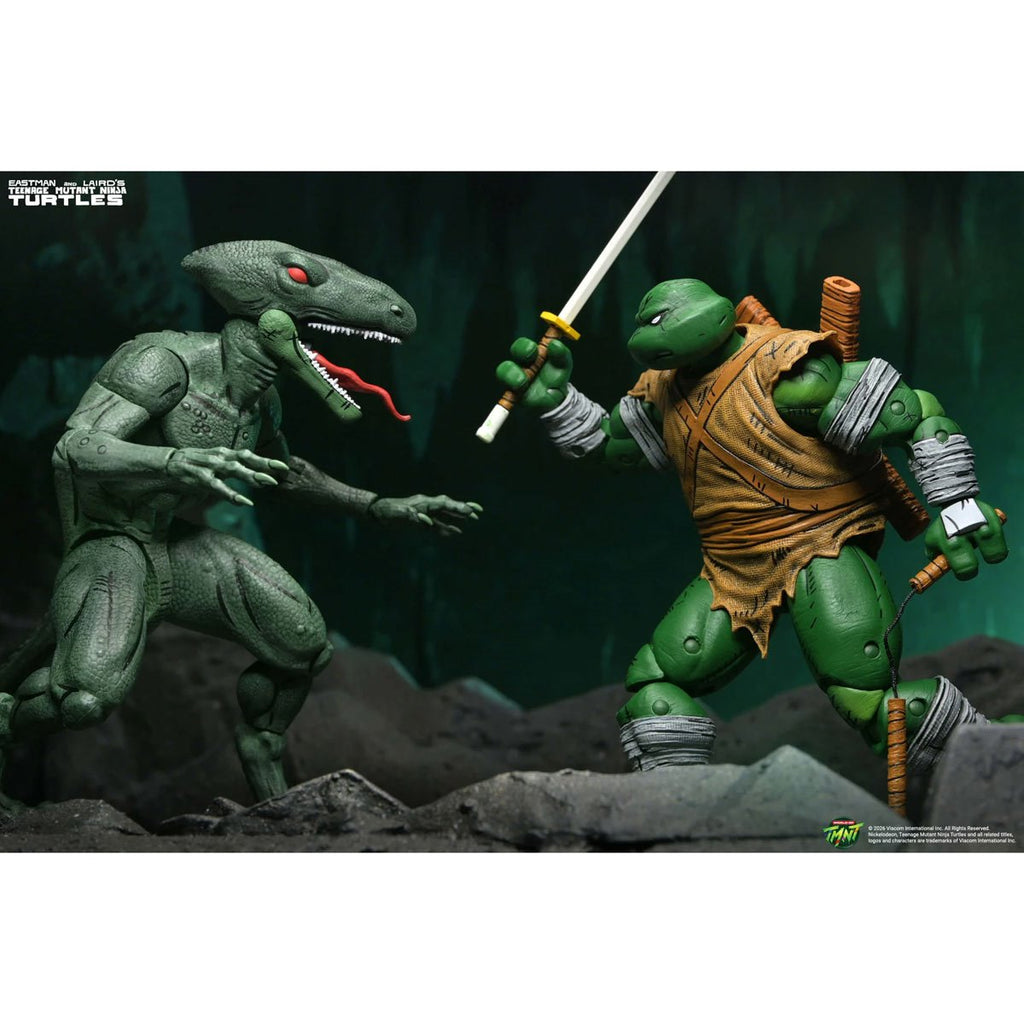 Teenage Mutant Ninja Turtles Mirage Comics Daimyo Orkai & Raptor 7-Inch Scale Action Figure