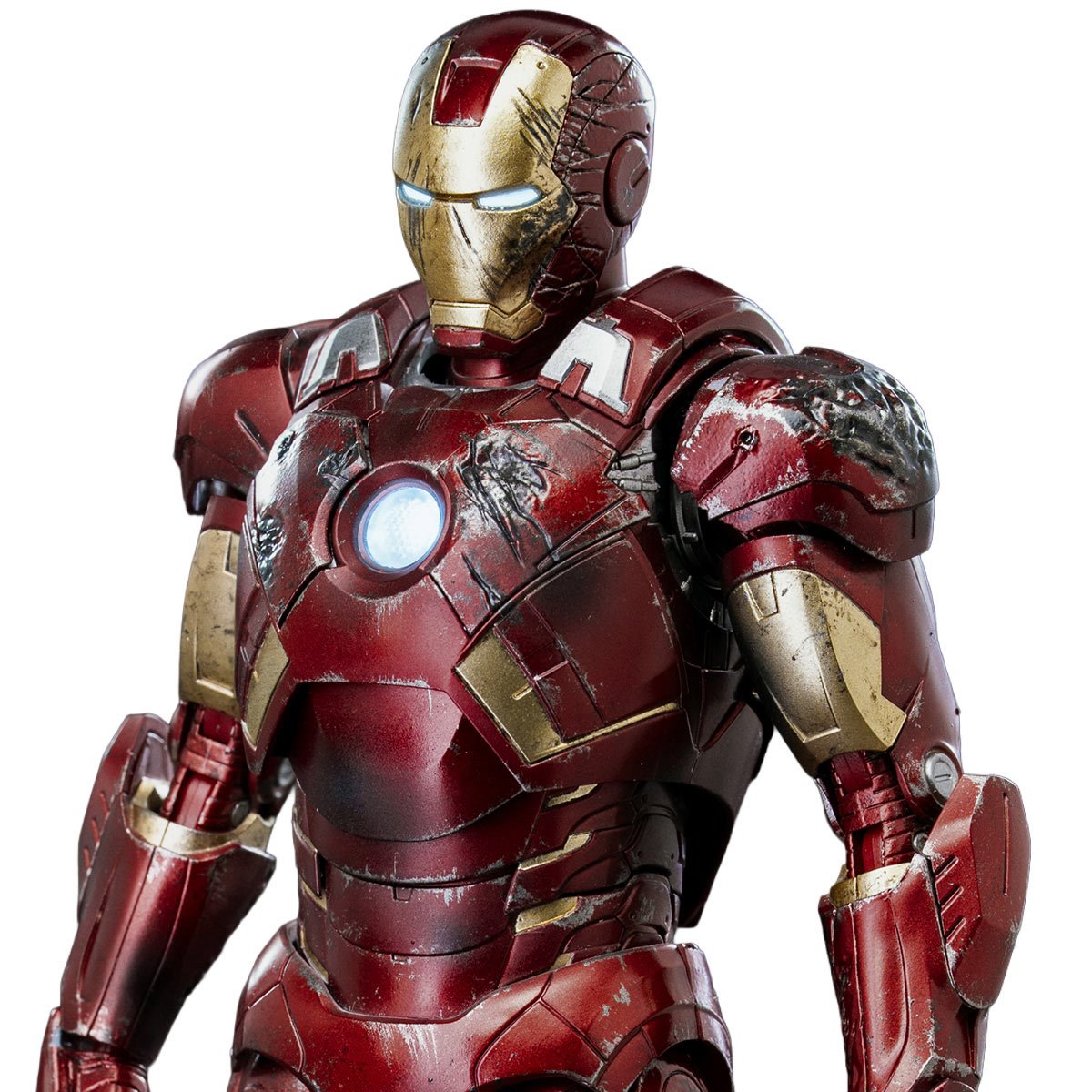 Marvel Studios: The Infinity Saga Iron Man Mark 7 Battle Damaged DLX Action Figure