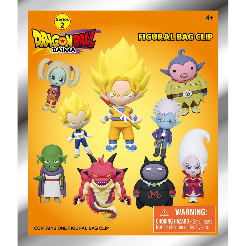 Dragon Ball Daima Series 2 3D Foam Bag Clip Display Case of 24