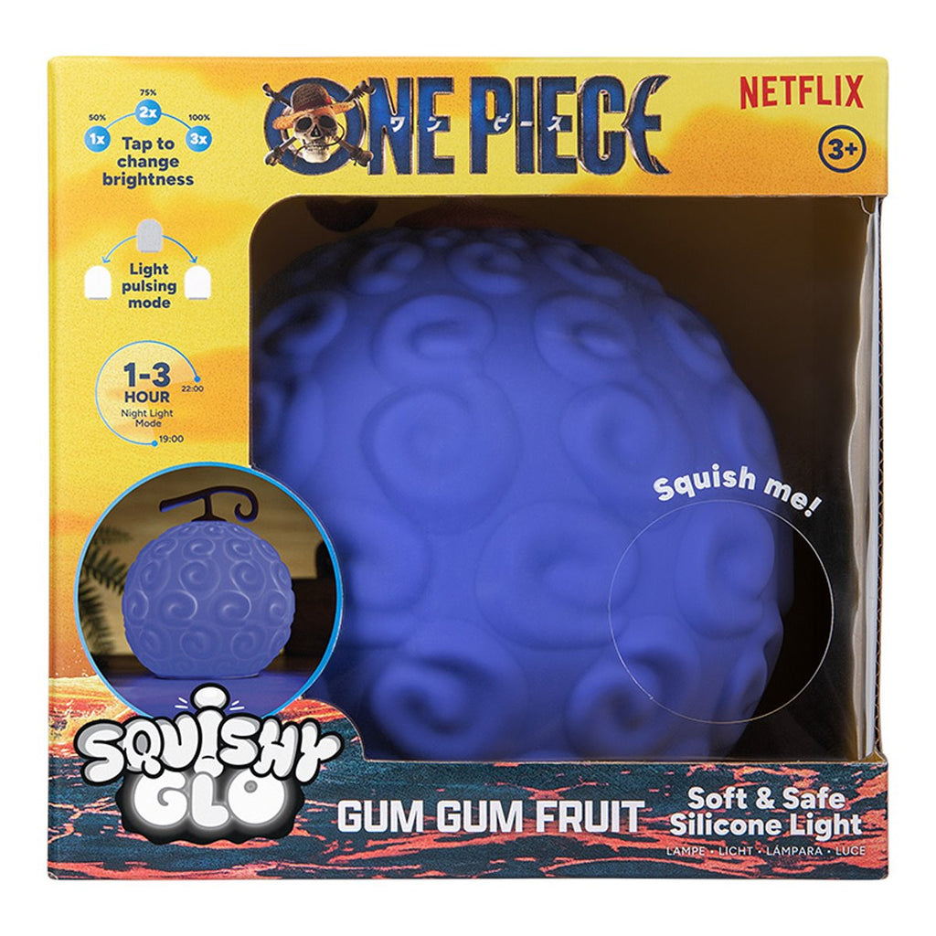 One Piece GumGum Fruit SquishyGlo Silicone Rechargeable Light