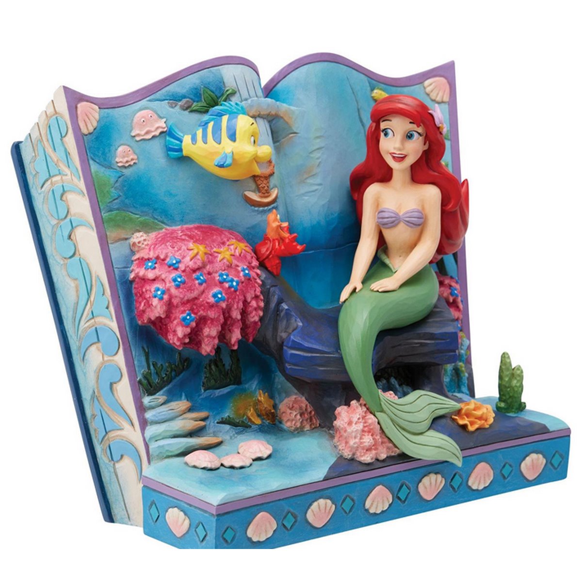 Disney Traditions The Little Mermaid Storybook by Jim Shore Statue