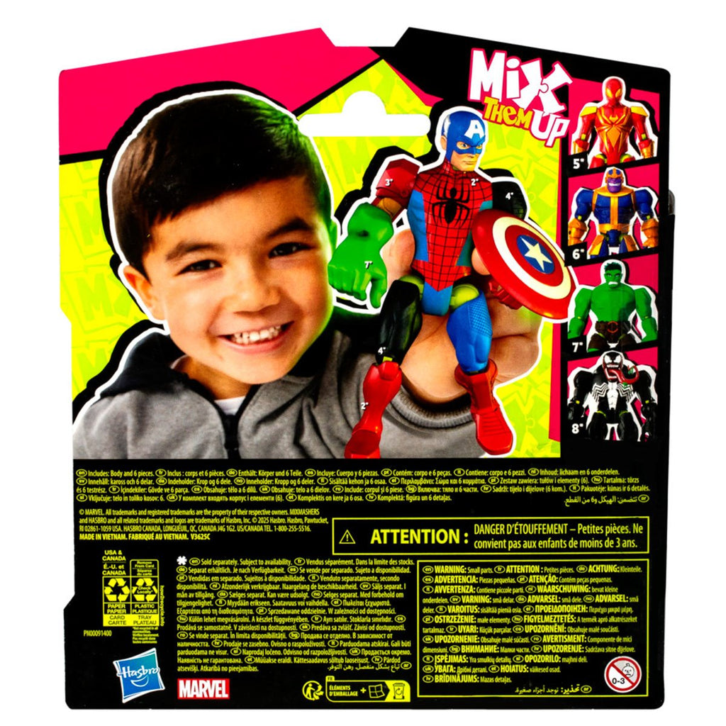 Marvel Avengers MixMashers Captain America 5-Inch Action Figure
