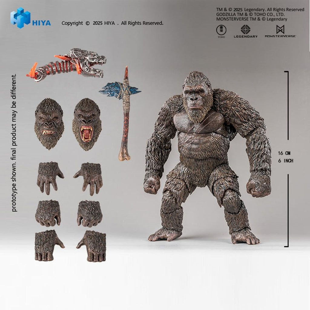 Godzilla King of the Monsters Kong 2.0 Exquisite Basic Series None Scale 6-Inch Action Figure