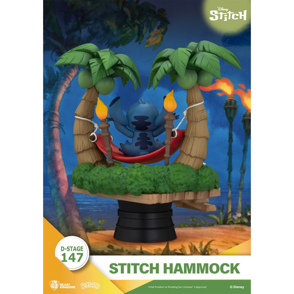 Lilo & Stitch Hammock DS-147 D-Stage Statue