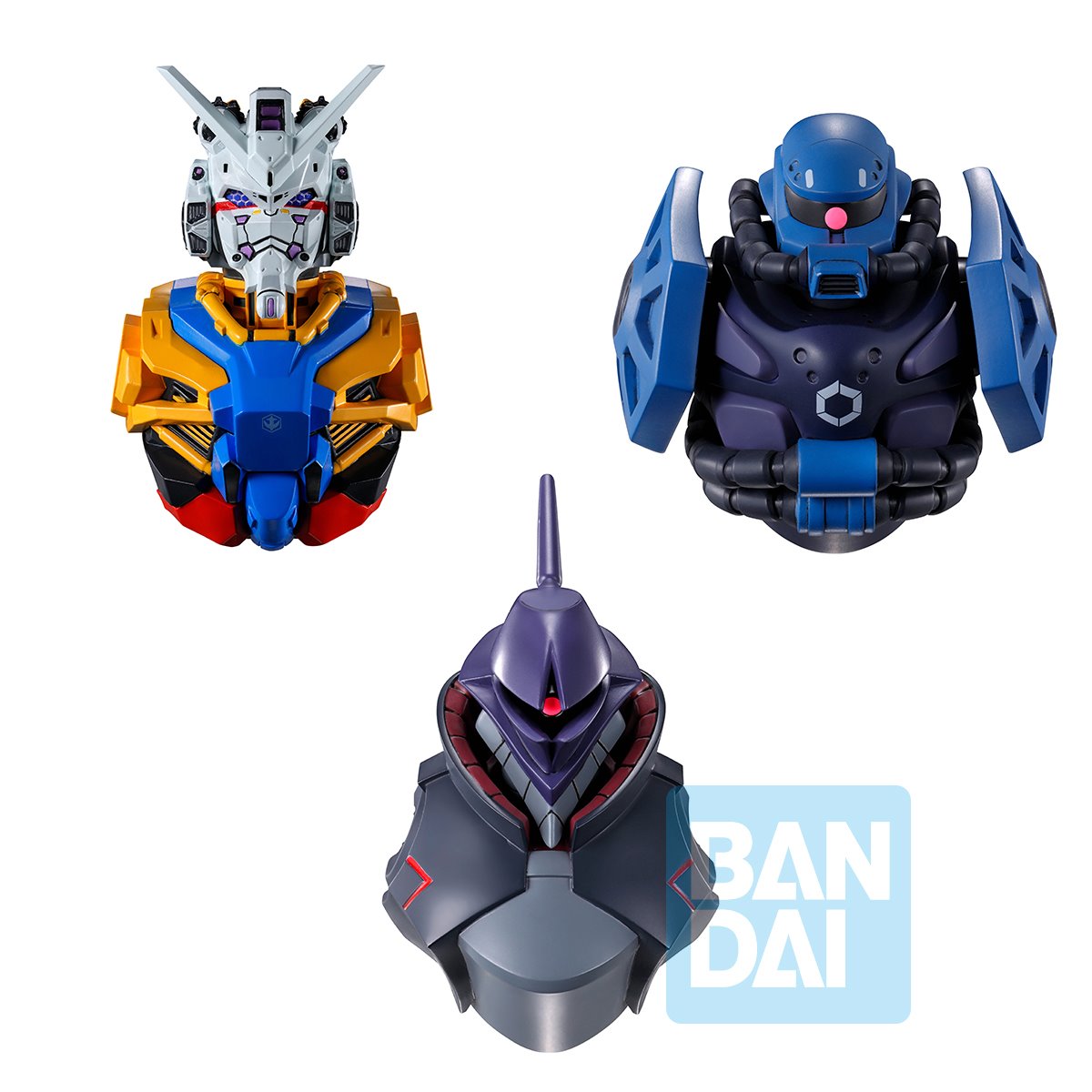Mobile Suit Gundam GQuuuuuuX Gundam MS Head Magnet Case of 4