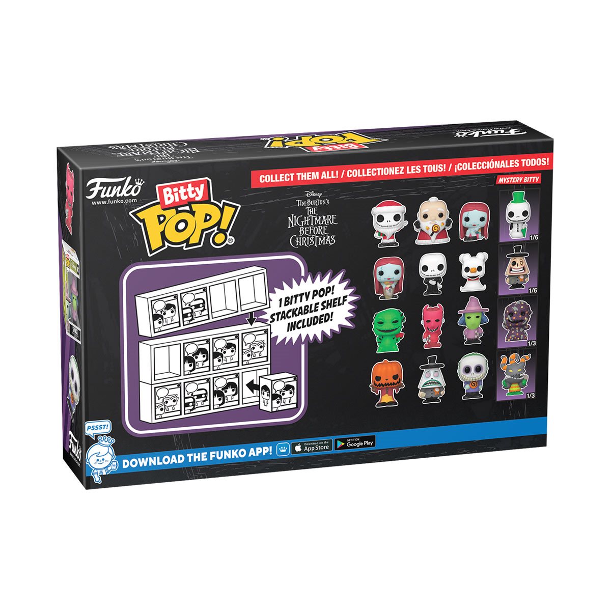 The Nightmare Before Christmas Pumpkin Jack Funko Bitty Pop! Mini-Figure 4-Pack