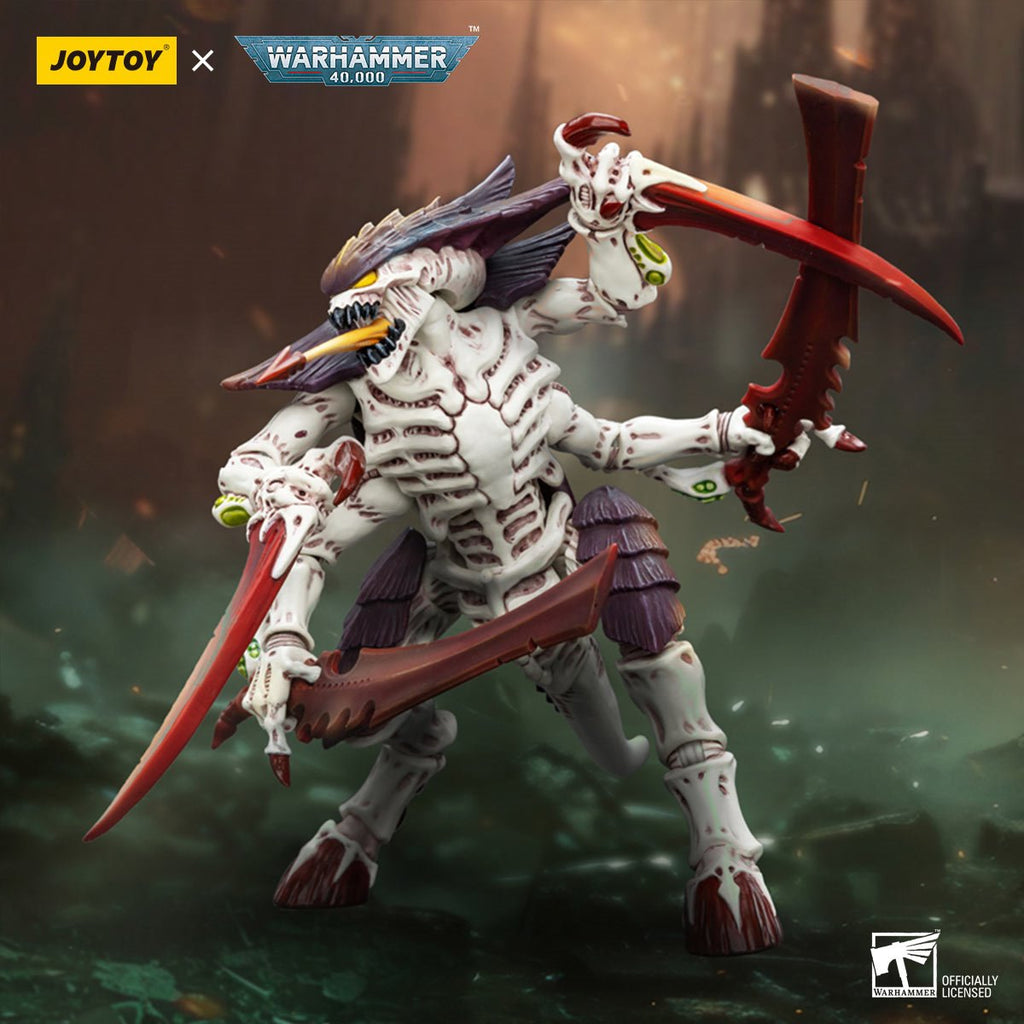 Joy Toy Warhammer 40,000 Tyranids Hive Fleet Leviathan Tyranid Warrior with Boneswords 1:18 Scale Action Figure
