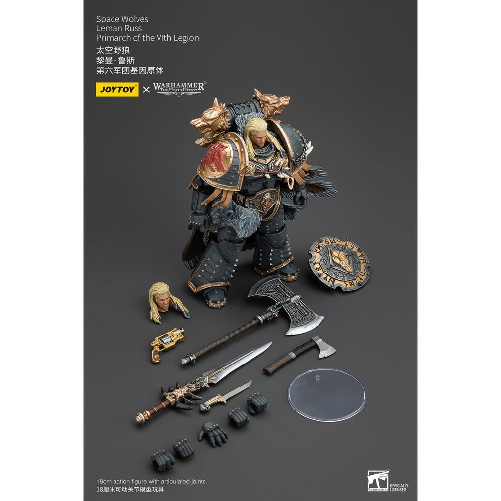 Joy Toy Warhammer The Horus Heresy Space Wolves Leman Russ Primarch of the VIth Legion 1:18 Scale Action Figure