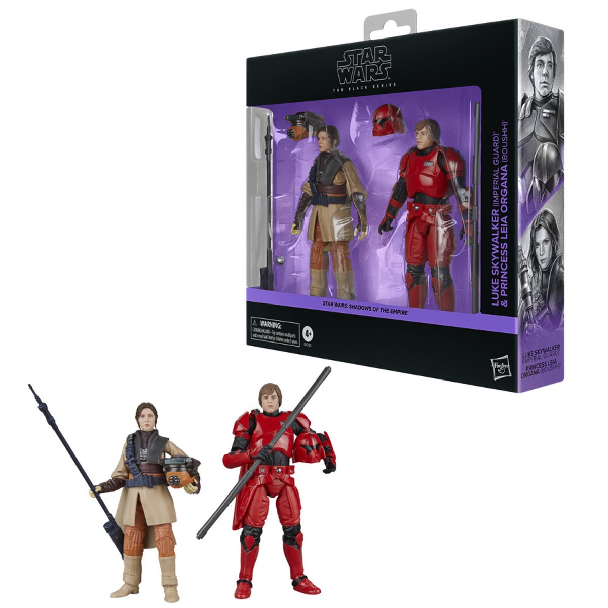 Star Wars The Black Series Shadows of the Empire Luke Skywalker & Princess Leia Organa 6-Inch Action Figures