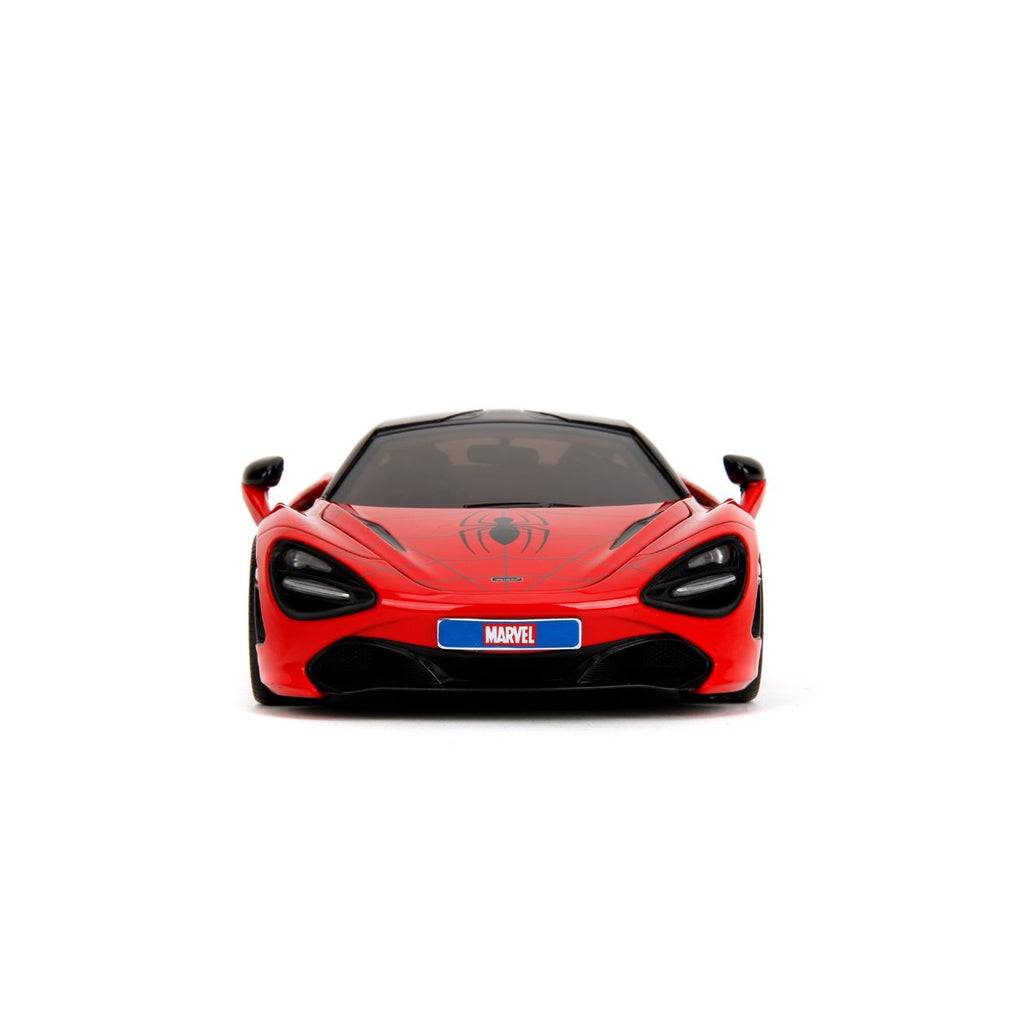 Hollywood Rides Marvel Spider-Man McLaren 720S 1:24 Scale Die-Cast Metal Vehicle with Spider-Man Figure