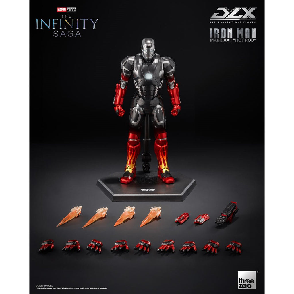 Marvel Studios Infinity Saga DLX Iron Man Mark 22 Hot Rod 1:12 Scale Action Figure