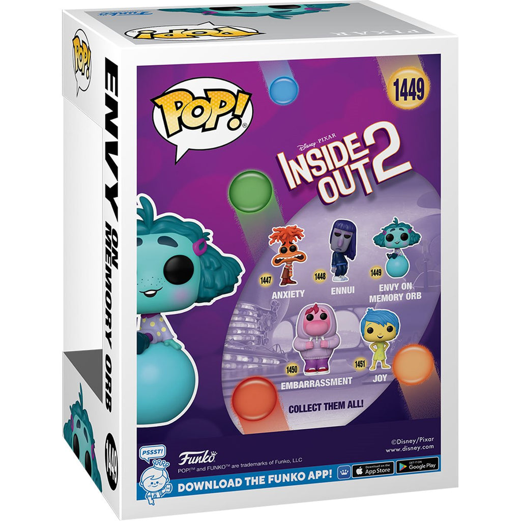Inside Out 2 Envy On Memory Orb Funko Pop! Vinyl Figure #1449
