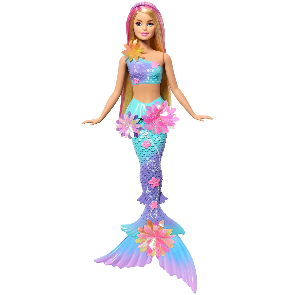 Barbie Flower Magic Mermaid Doll with Blonde Hair