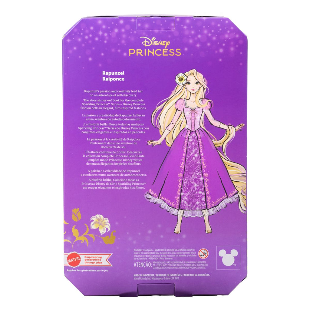 Disney Princess Sparkling Princess Rapunzel Fashion Doll