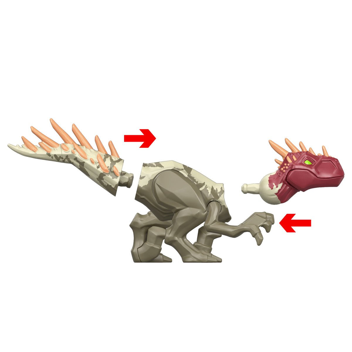 Jurassic World Mayhem Mix-Ups Action Figure Case of 3