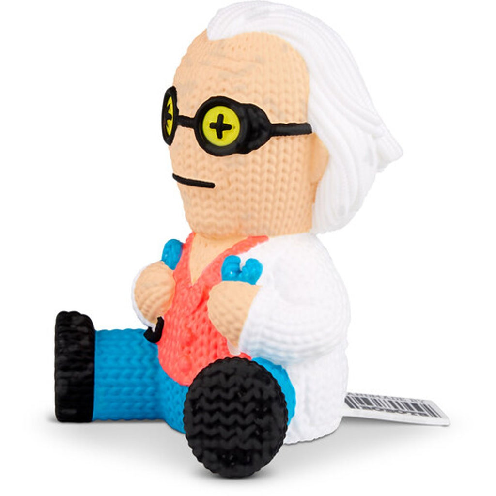 Back to the Future Dr. Emmett Brown with Jumper Cables #149 Limited Edition Blacklight Handmade By Robots Vinyl Figure