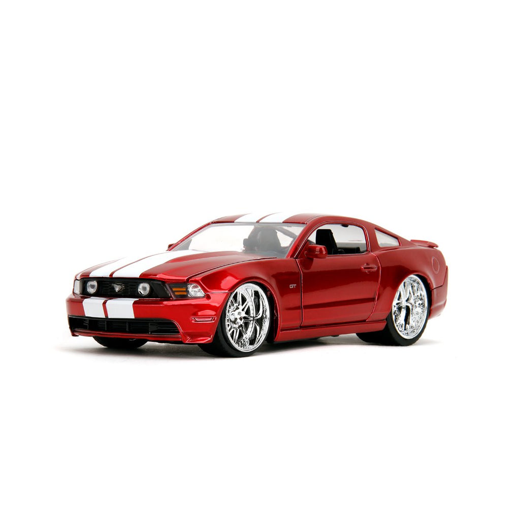 Bigtime Muscle 2010 Red Ford Mustang GT 1:24 Scale Die-Cast Metal Vehicle