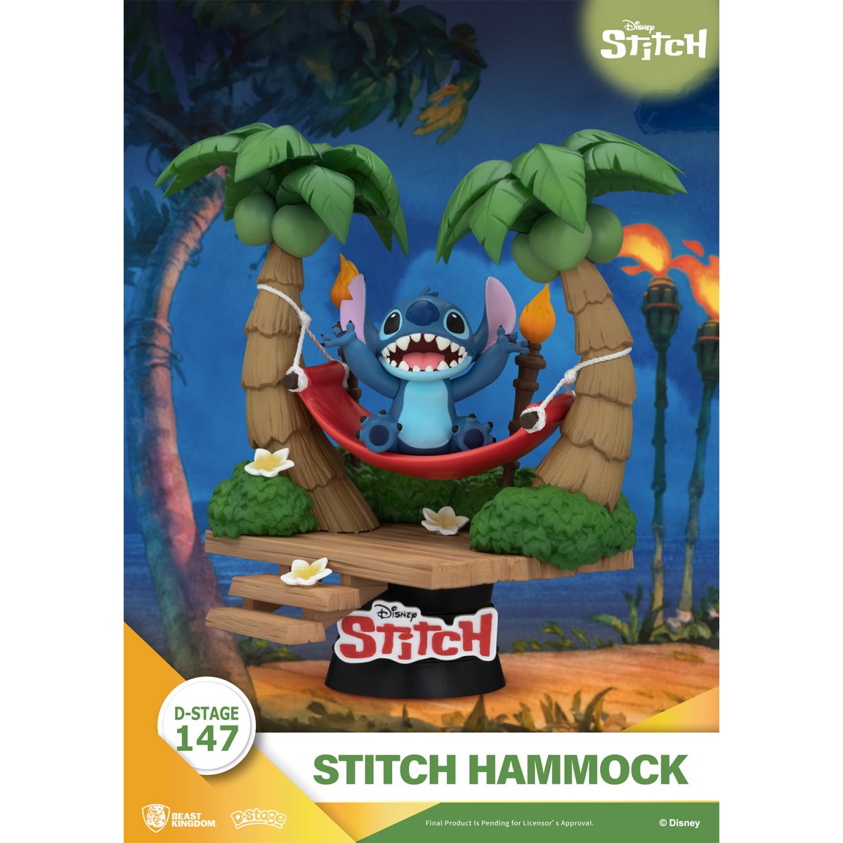 Lilo & Stitch Hammock DS-147 D-Stage Statue