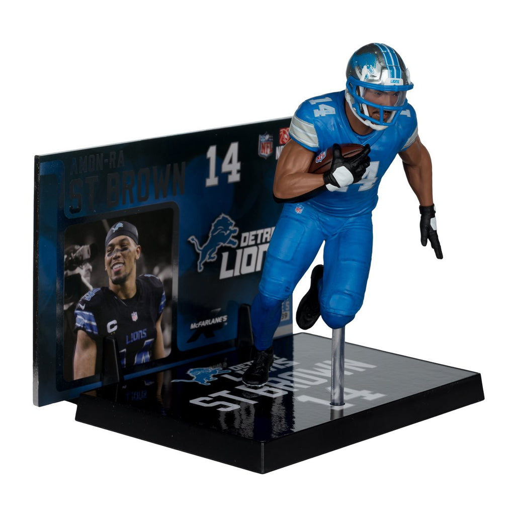 NFL SportsPicks 2025 Detroit Lions Amon-Ra St. Brown 7-Inch Scale Posed Figure