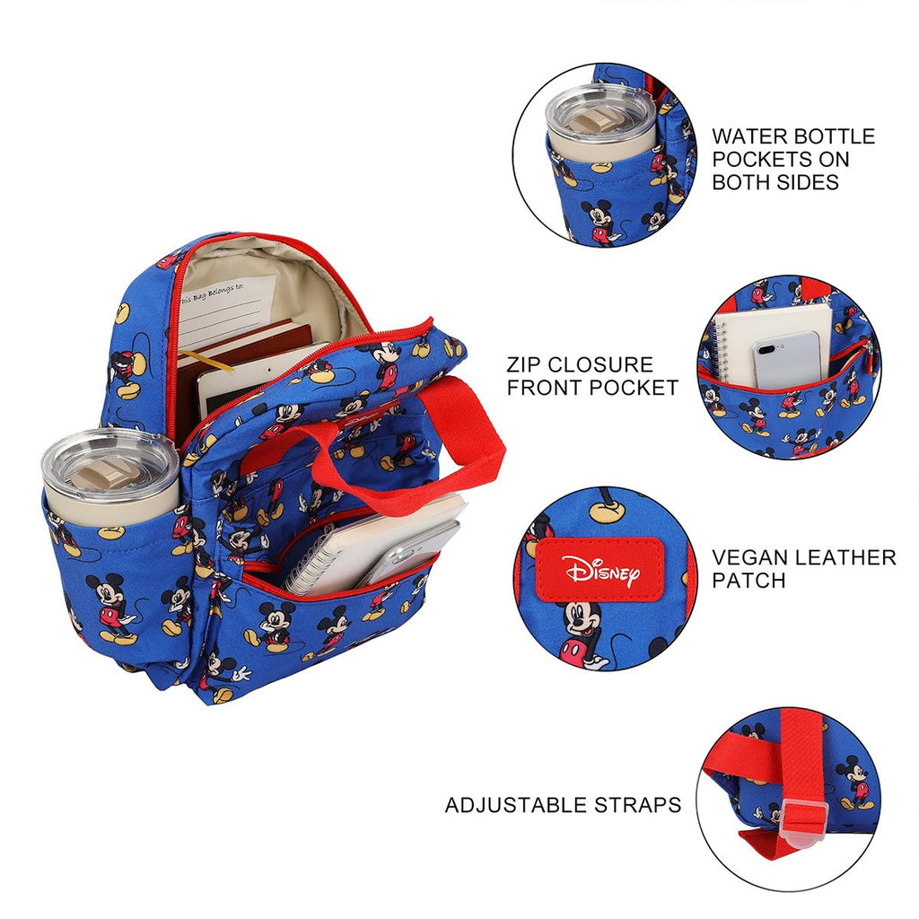 Mickey Mouse Classic All Over Print 16-Inch Youth Backpack
