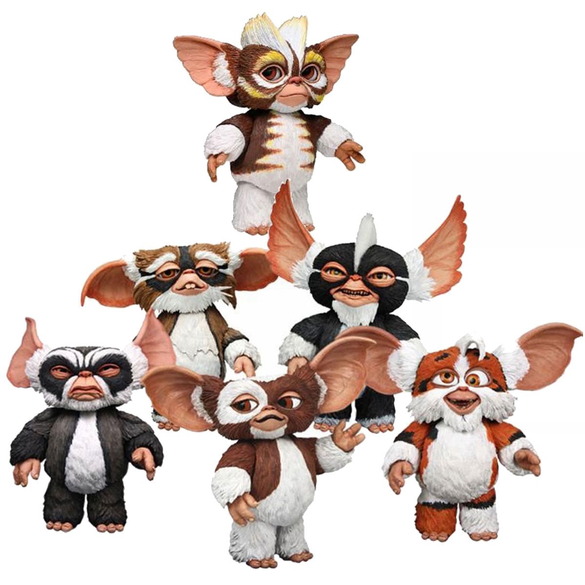 Gremlins Mogwais 7-Inch Scale Action Figure Set of 6
