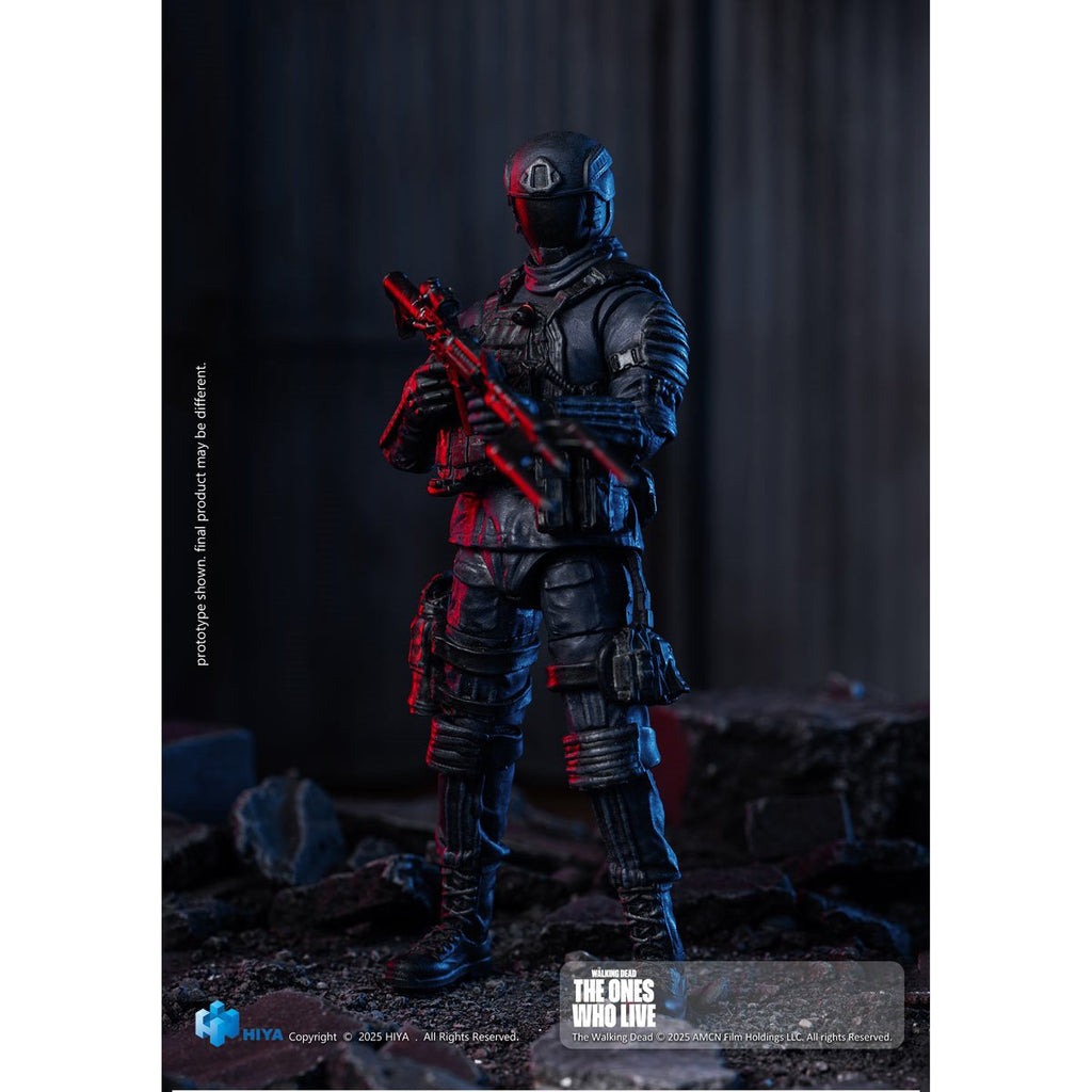 The Walking Dead The Ones Who Lived CRM Soldier Exquisite Mini Series 1:18 Scale Action Figure