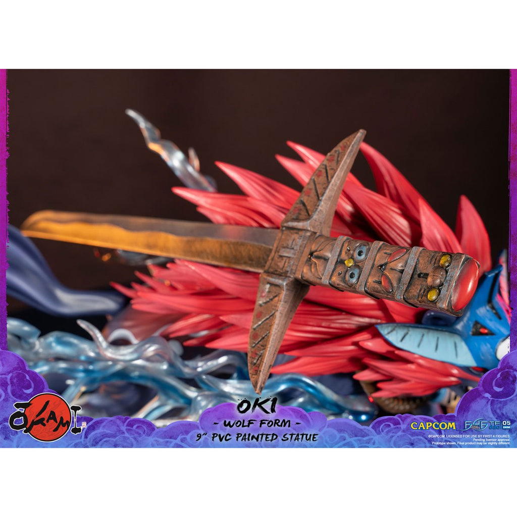 Okami Amaterasu Wolf Form Special Edition Painted Statue