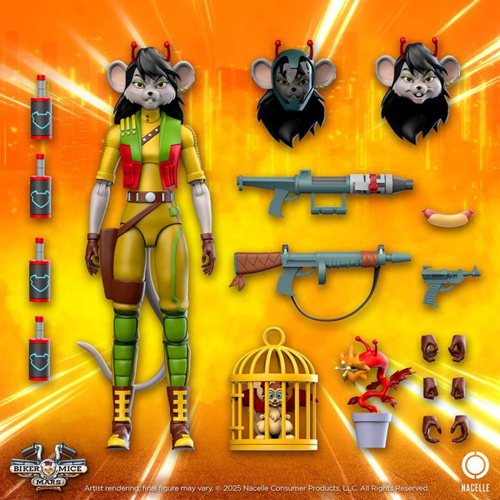 Biker Mice from Mars Wave 2 Carbine 7-Inch Scale Action Figure