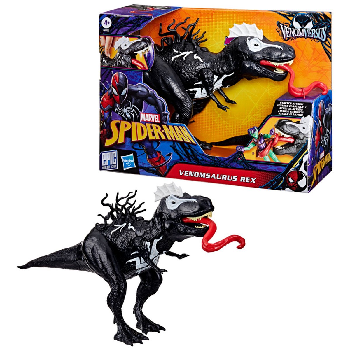 Spider-Man Epic World of Action VenomVersus Venomsaurus Rex 16-Inch Action Figure