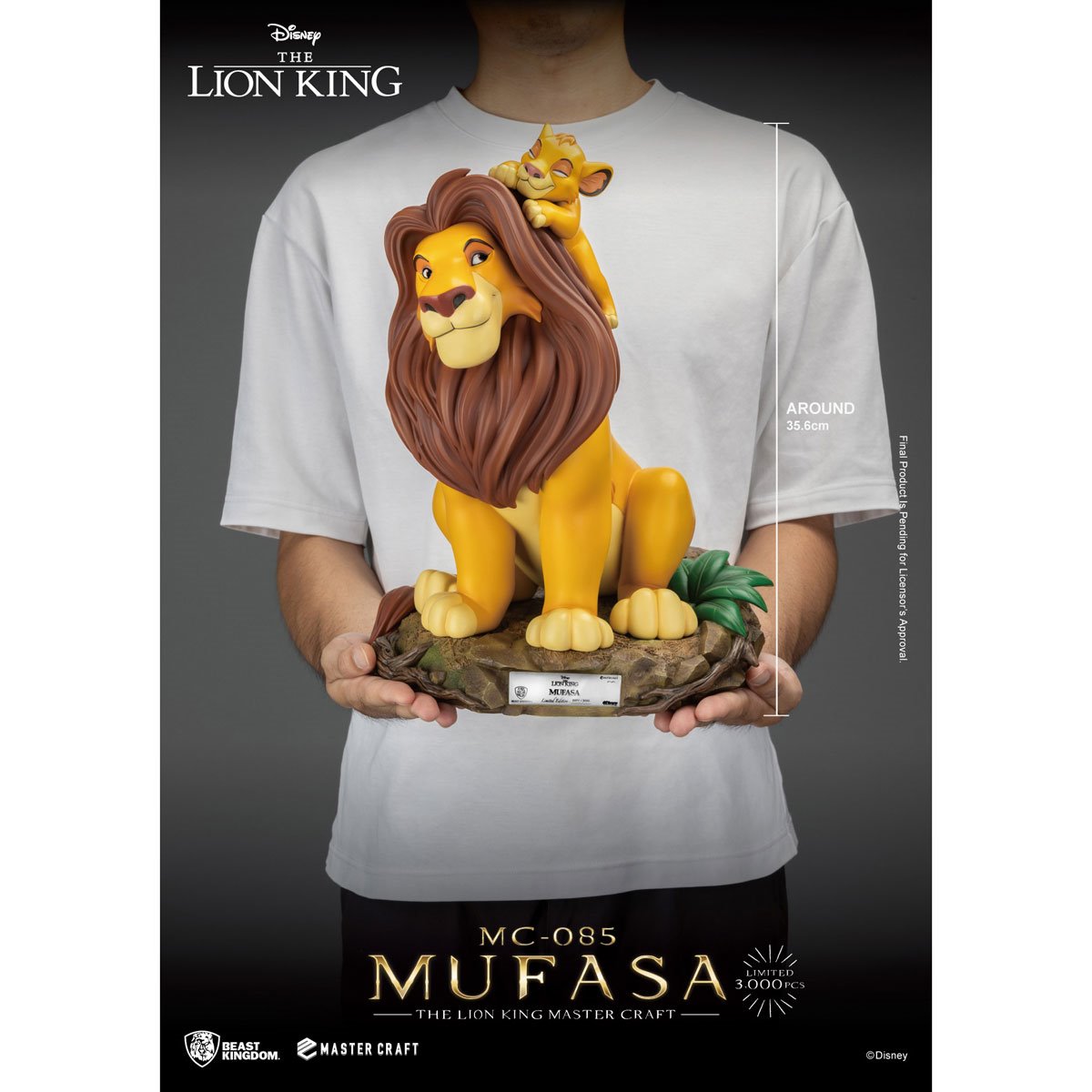 The Lion King Mufasa MC-085 Master Craft Statue