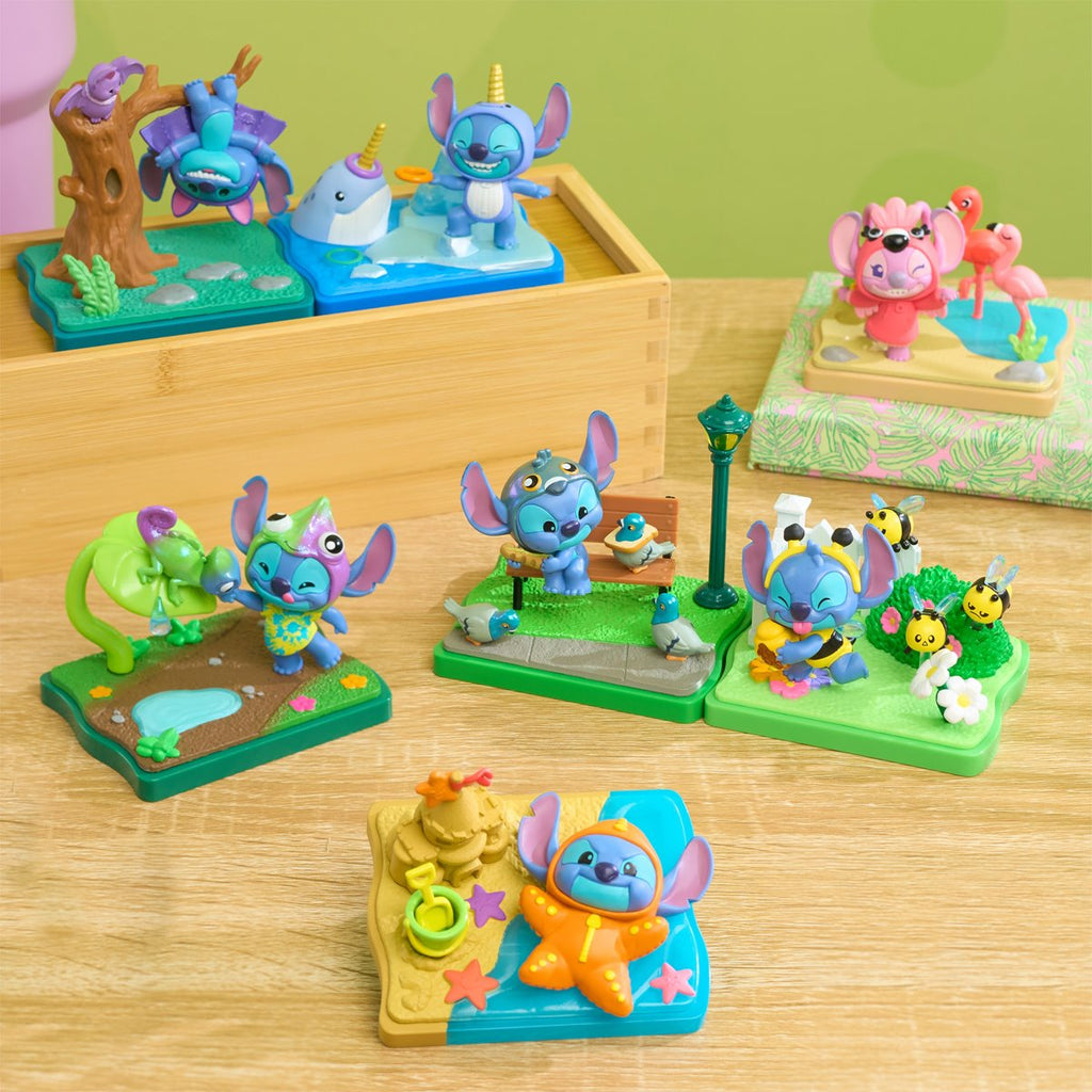 Stitch Goes Wild Collectible Blind-Boxes Mini-Figure Case of 8