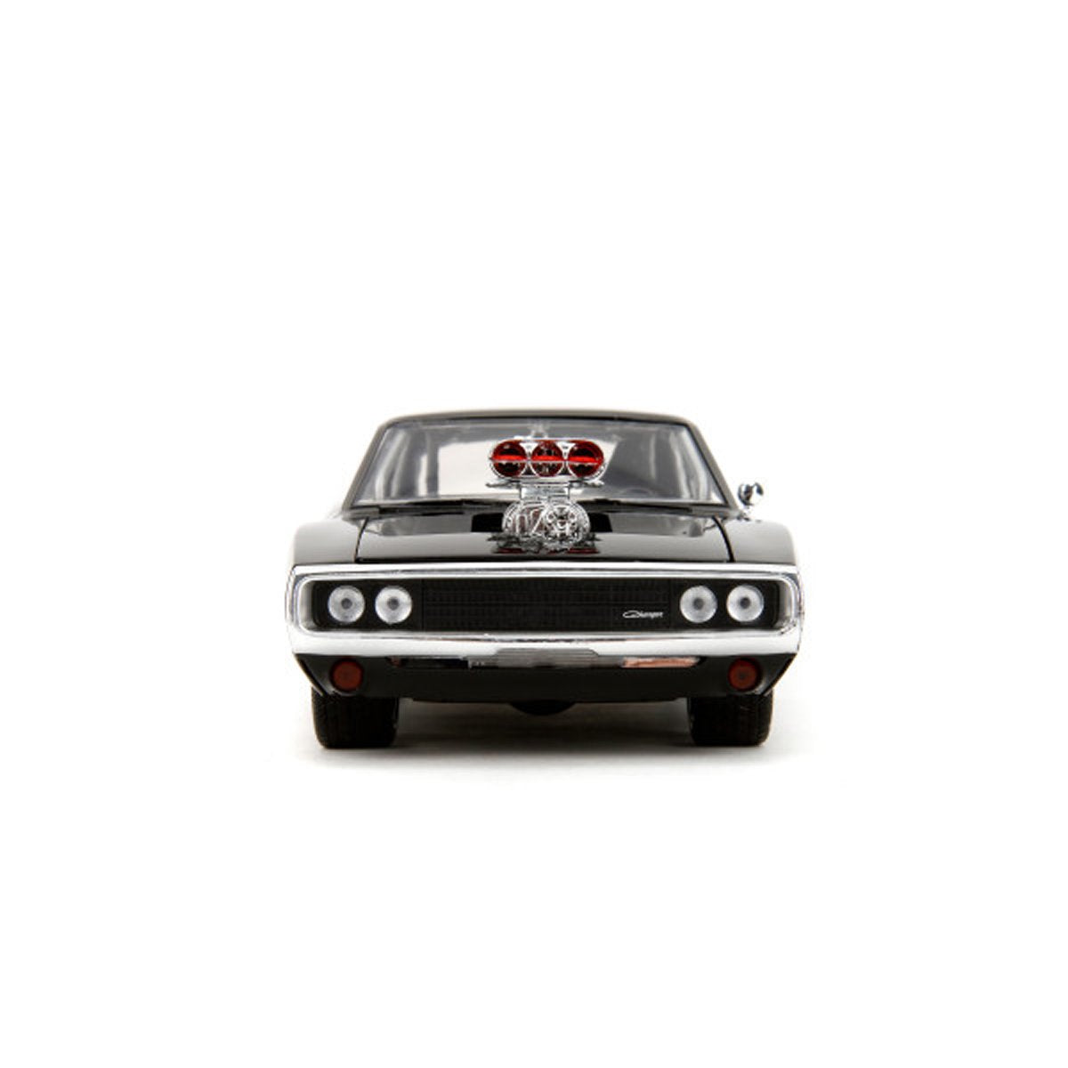 Fast and the Furious Dom and Dodge Charger R/T Build N' Connect 1:24 Scale Die-Cast Metal Vehicle Model Kit and Figure