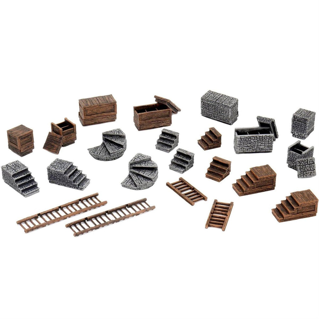 WarLock Tiles Stairs and Ladders Accessory Pack