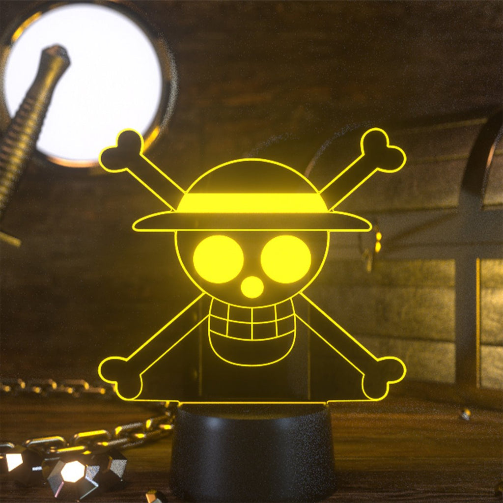 One Piece Jolly Roger Otaku Lamp
