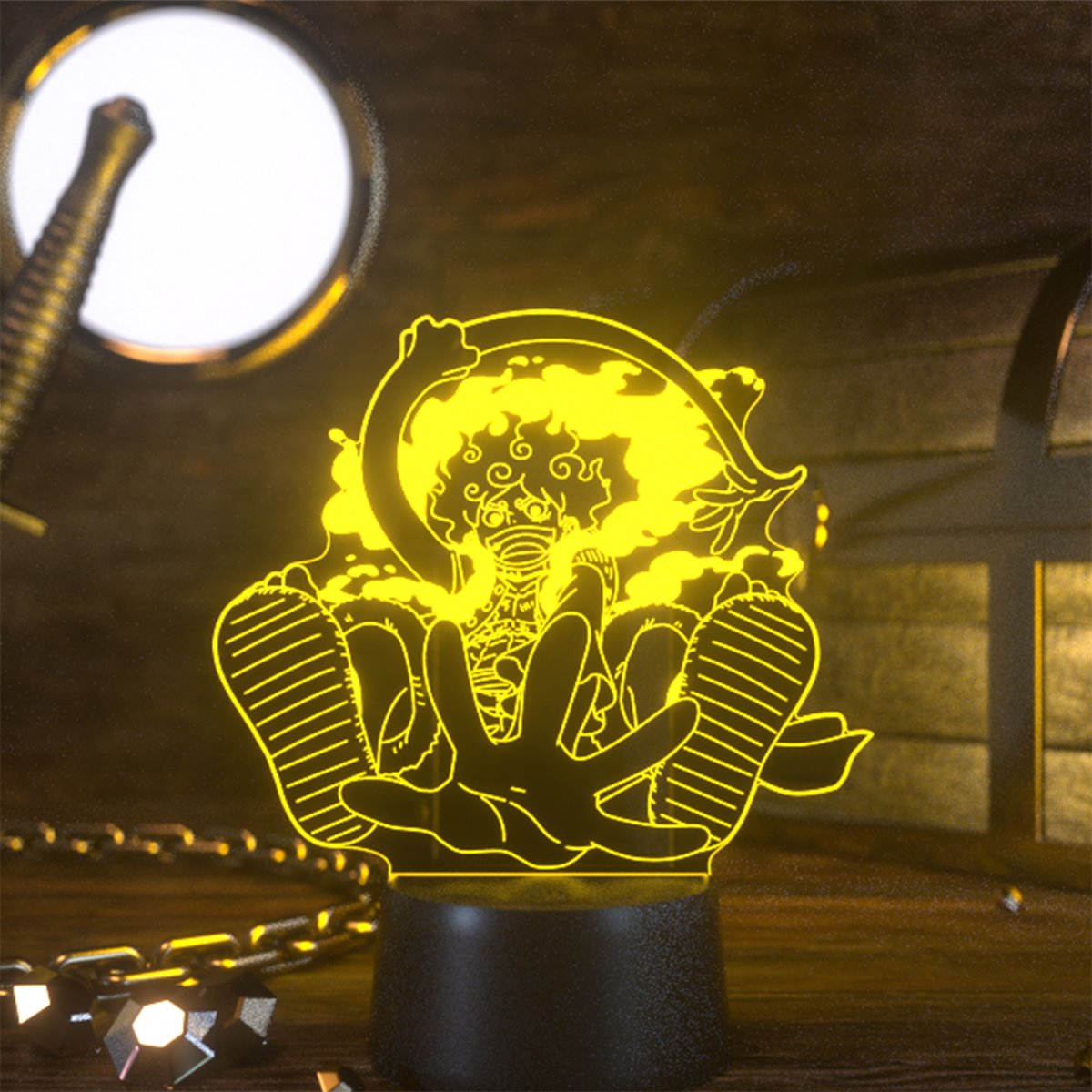 One Piece Luffy Gear 5 Otaku Lamp