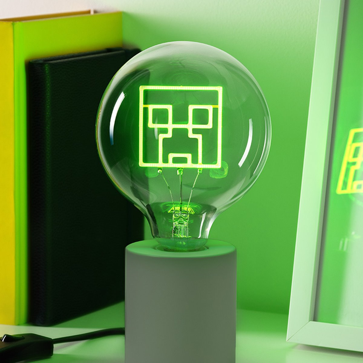 Minecraft Creeper LED Neon Bulb