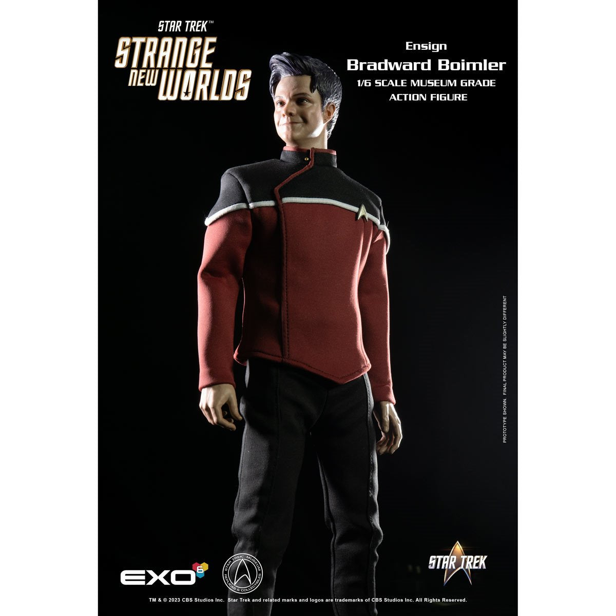 Star Trek: Strange New Worlds Ensign Brad Boimler 1:6 Scale Action Figure