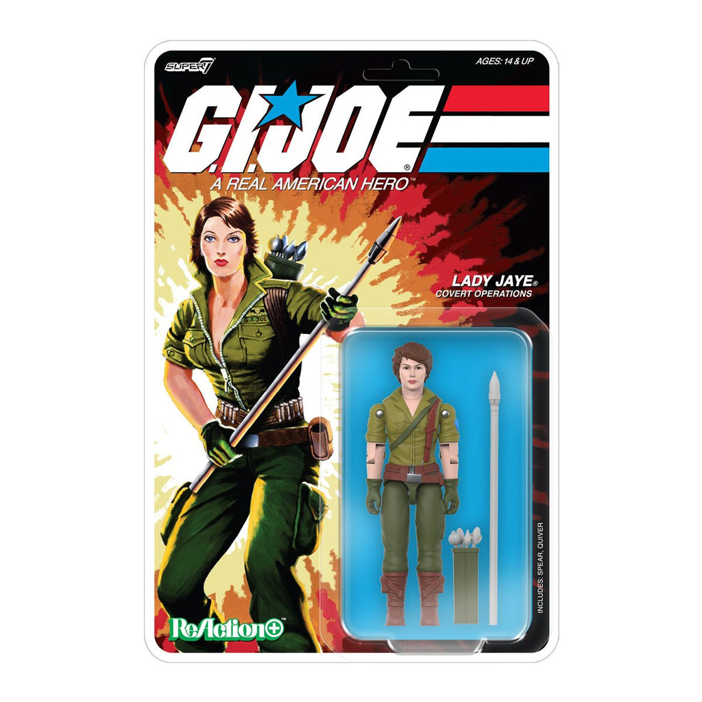 G.I. Joe Lady Jaye (Cartoon) 3 3/4-Inch ReAction+ Figure