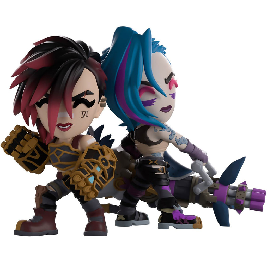 Arcane: League of Legends VI and Jinx Vinyl Figure #5 2-Pack