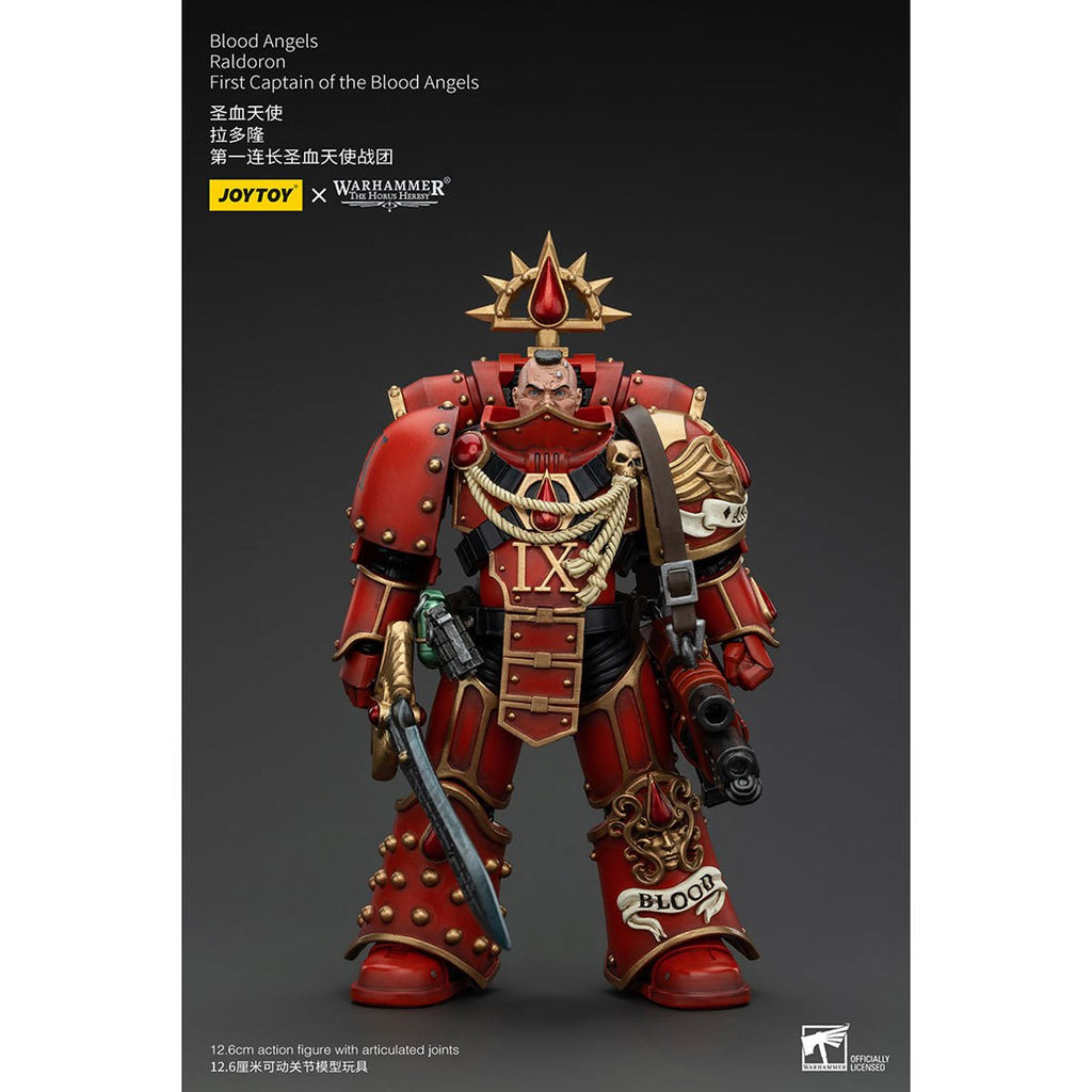 Joy Toy Warhammer The Horus Heresy Blood Angels Raldoron First Captain 1:18 Scale Action Figure