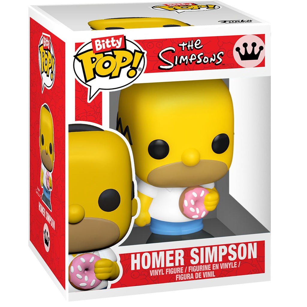 The Simpsons Homer Simpson and Marge Simpson Funko Bitty Pop! Mini-Figure 2-Pack