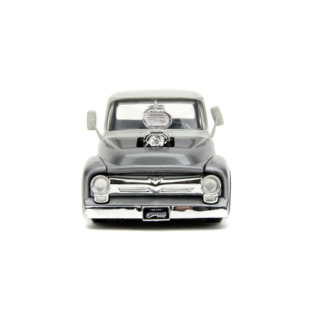 Hollywood Rides Street Fighter Guile 1956 Ford F100 1:24 Scale Die-Cast Metal Vehicle with Figure