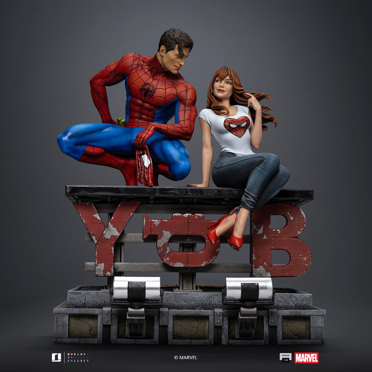Spider-Man and MJ 1:6 Diorama Art Scale Limited Edition Statue