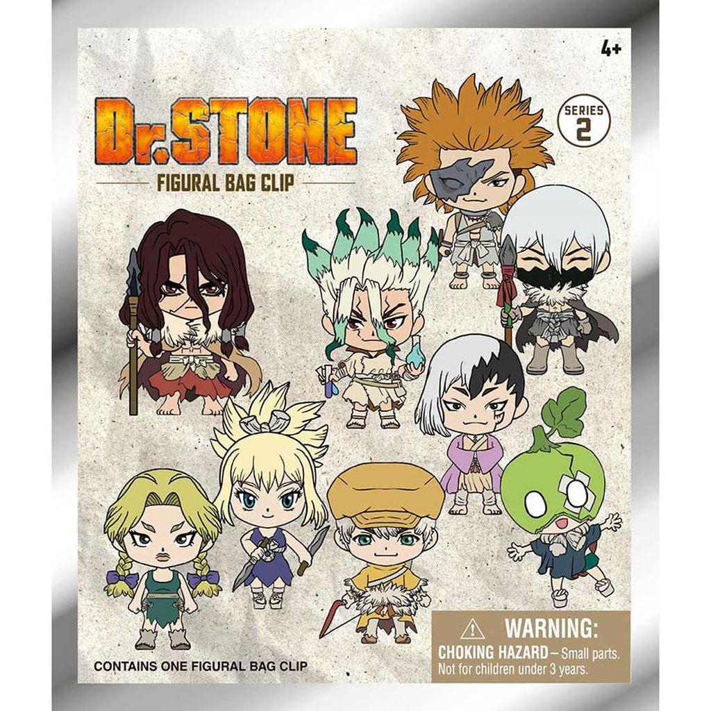 Dr. Stone Series 2 3D Foam Bag Clip Random 6-Pack