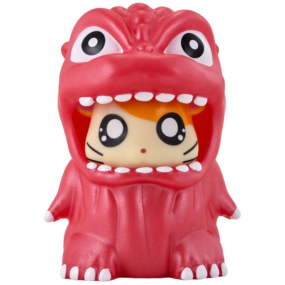 Godzilla x Hamtaro Chibi Godzilla Ham-kun Metallic Red Movie Monster Series Vinyl Figure